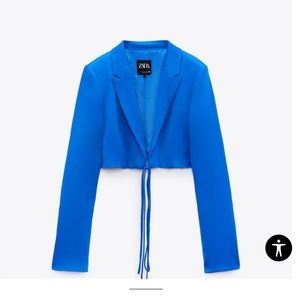 BNWT ZARA CROPPED BLAZER